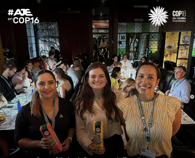 Grupo AJE enfatiza rol empresarial en sostenibilidad en COP16